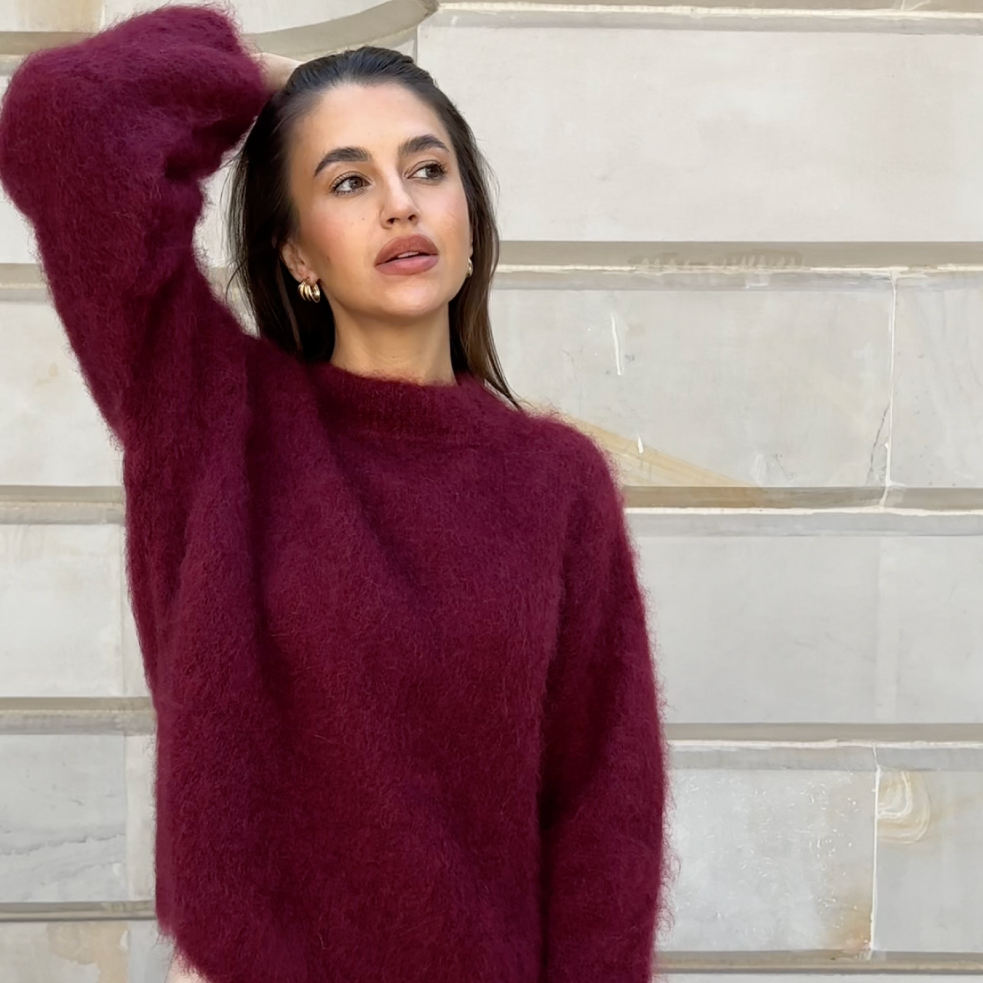 Stiilne kampsun ALINA mugavale hubasusele